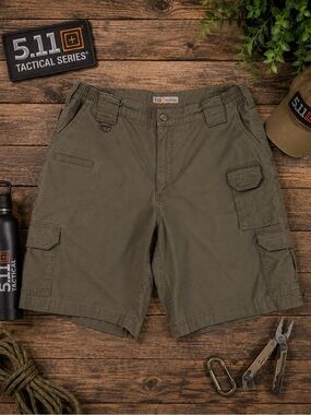 5.11 Tactical Taclite Pro Shorts Mens 38 Tundra Ripstop Cargo Utility 73287